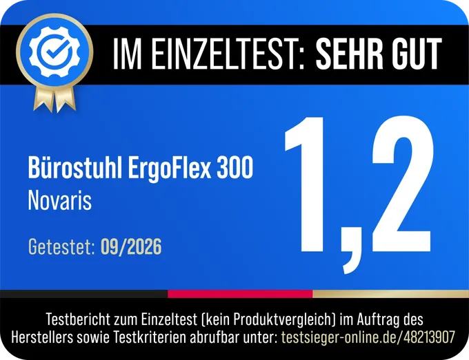 Beispiel Testsiegel Querformat (Novaris)