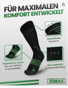 ZEBRAX Kompressionsstrümpfe, Bild 2