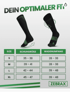 ZEBRAX Kompressionsstrümpfe, Bild 5