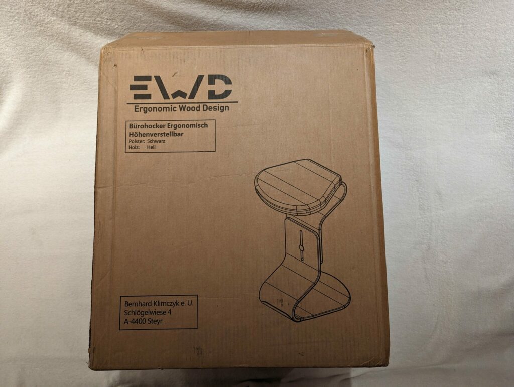 EWD Ergonomic Wood Design Ergonomischer Bürohocker