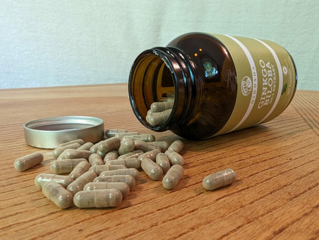 QIDOSHA Ginkgo Biloba 50:1 Extrakt Kapseln hochdosiert