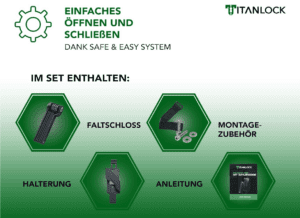 TITANLOCK Faltschloss, Bild 3