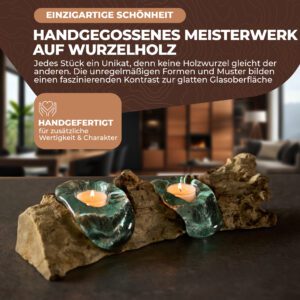 AIPa Living Glas auf Holzwurzel, Bild 2