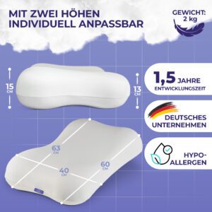 nubila Memory-Foam Kissen, Bild 6