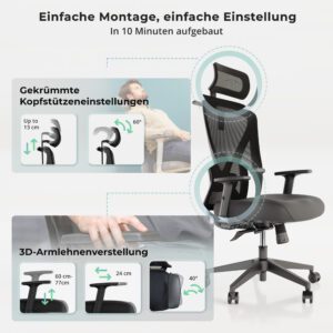 Backerz Motion Mesh Chair, Bild 3