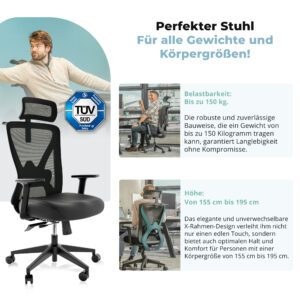 Backerz Motion Mesh Chair, Bild 6