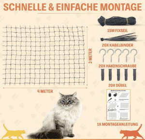 MORVA Katzen-Schutznetz, Bild 4