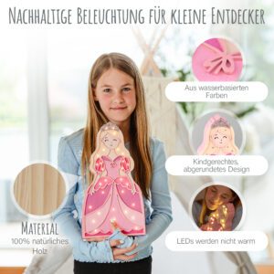 Produktbild LED – Holzlampe für Kinder von LITTLE TWINKLES