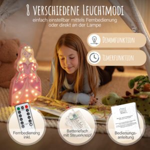 LITTLE TWINKLES LED - Holzlampe für Kinder, Bild 3
