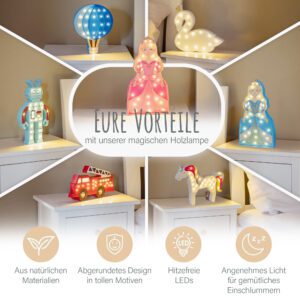 LITTLE TWINKLES LED - Holzlampe für Kinder, Bild 5