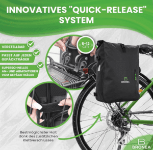 Bronea 3 in 1 Fahrradtasche, Bild 4