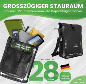 Bronea 3 in 1 Fahrradtasche, Bild 7