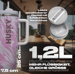 Produktbild Trinkbecher mit Strohhalm von HUSKY ICE