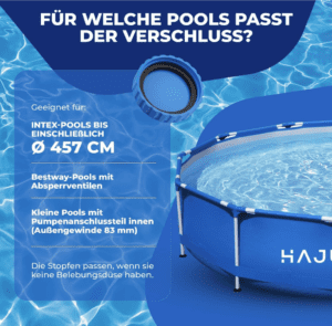 HAJUKO Winterverschluss Set für Intex/Bestway Pool, Bild 3