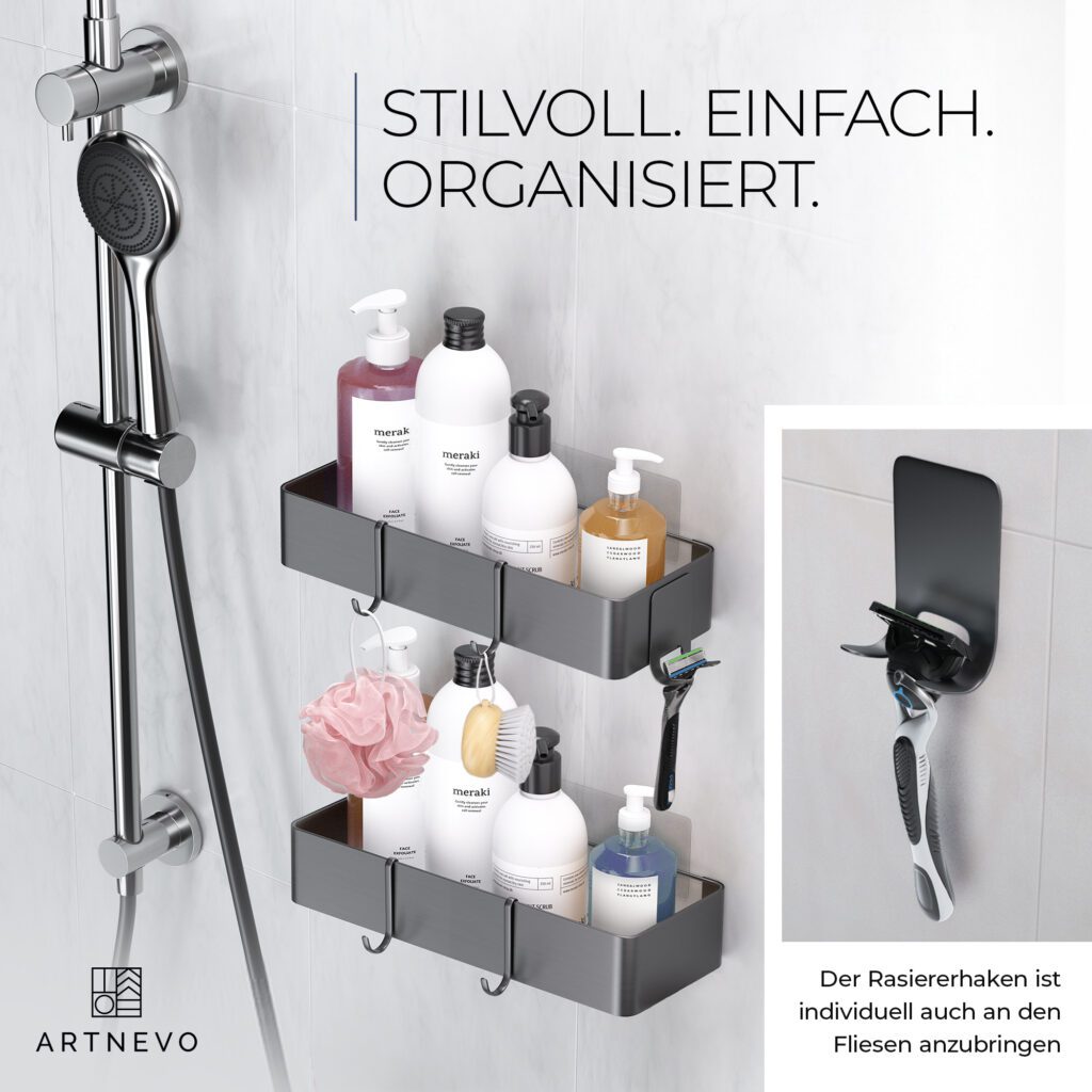 ARTNEVO Duschablage