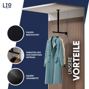 LIO HOME® Garderobenstange, Bild 5