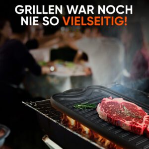Produktbild Grillplatte mit Burgerpresse von GUSSINI EST. 2023