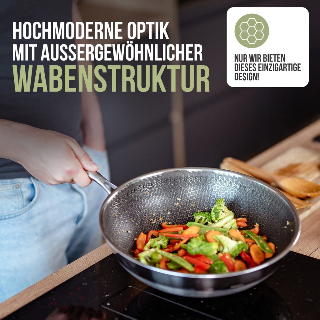 CioMond Chef Delux Wokpfanne