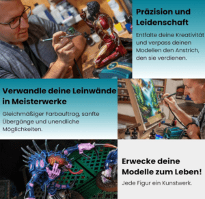 Produktbild Airbrush-Set mit Kompressor von SAMIJO