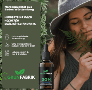 Produktbild CBD Öl Vollspektrum von Grünfabrik