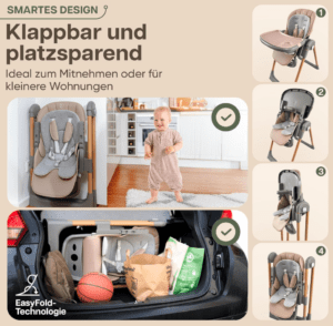 LepiBaby Baby Hochstuhl, Bild 4