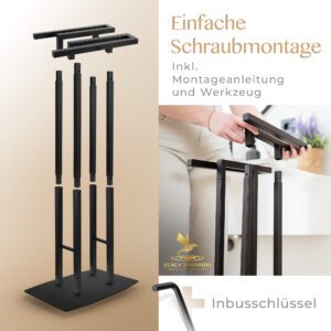 Black Sparrow Handtuchhalter, Bild 3