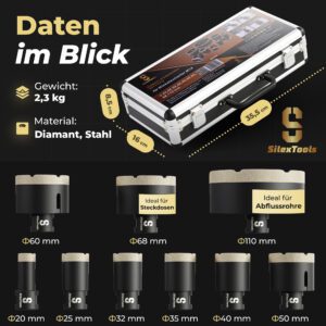 SilexTools Diamant Bohrkronen, Bild 7