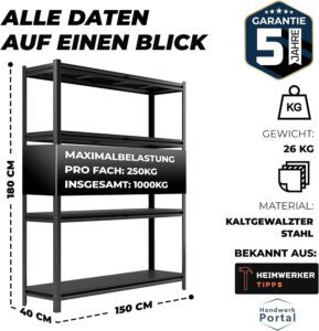 Produktbild Metallregal von ALL
