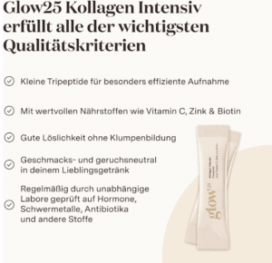Produktbild Kollagen Intensiv von Glow25
