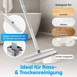 Glanzkraft Wischmopp Set mit Eimer, Bild 4