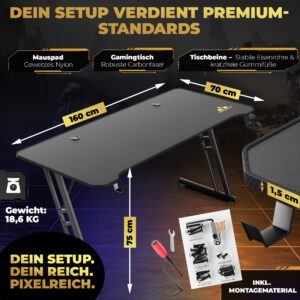 Pixelreich Gamingtisch, Bild 6