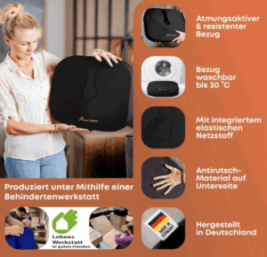 Produktbild Orthopädisches Sitzkissen von SANTERGO®