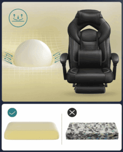 SONGMICS Gaming-Stuhl, Bild 6
