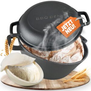 Produktbild Gusseisentopf mit Gärkorb von BBQ BEN