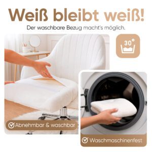 WohnJuwel Schminktisch Stuhl Diamond, Bild 2
