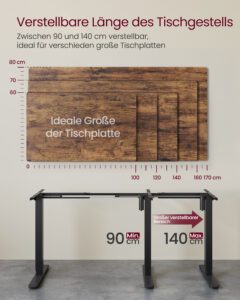 VASAGLE Schreibtisch, Bild 3