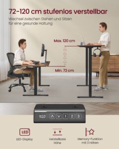 VASAGLE Schreibtisch, Bild 4