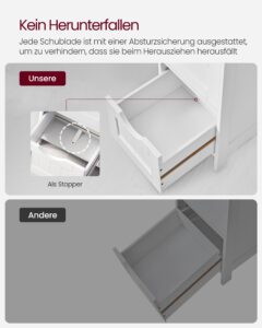 VASAGLE Badezimmerschrank, Bild 4
