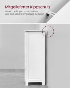 VASAGLE Badezimmerschrank, Bild 5