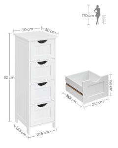 VASAGLE Badezimmerschrank, Bild 6
