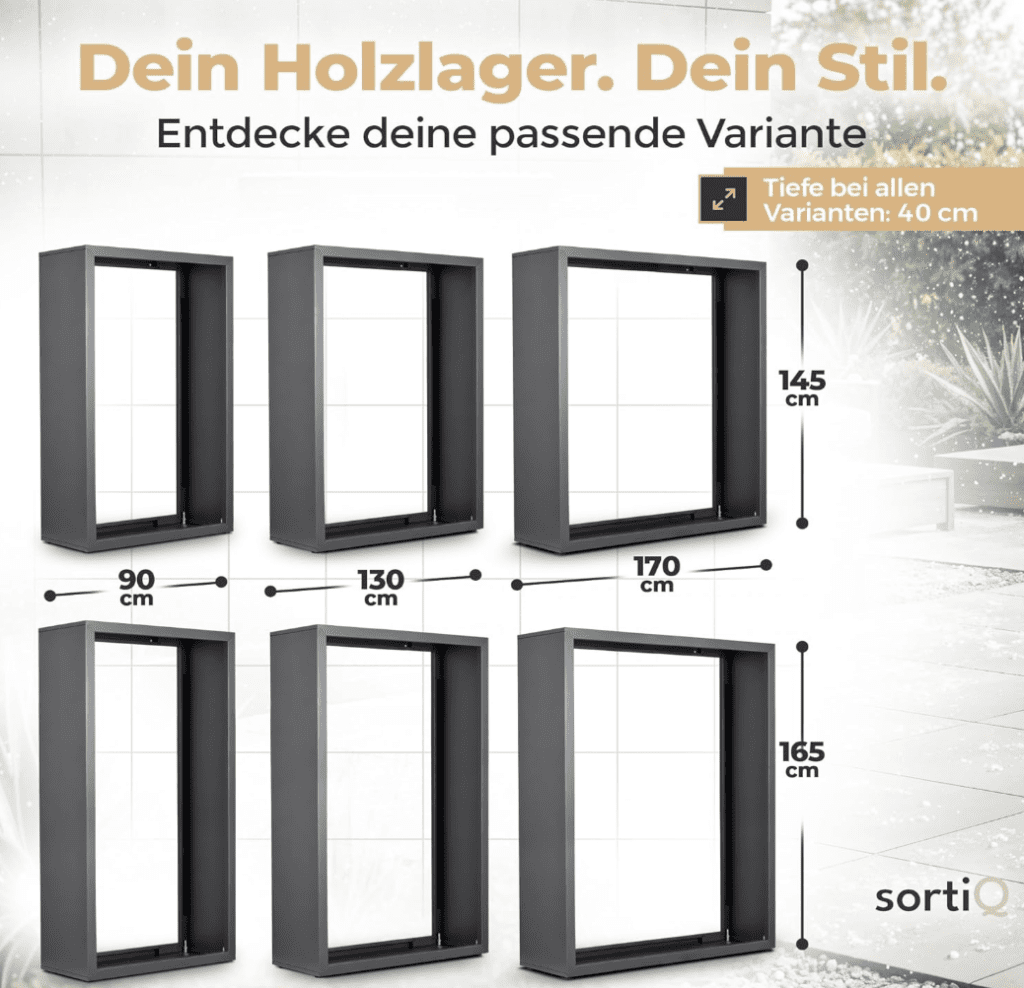 sortiQ Kaminholzregal