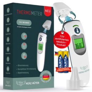 Produktbild 3 in 1 Fieberthermometer von Herz Hüter