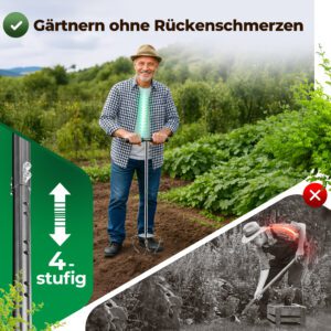 Produktbild Höhenverstellbare Gartenkralle – GT001 von GT-Kralle