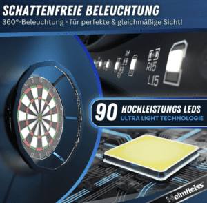 Heimfleiss Dartscheiben Beleuchtung, Bild 2