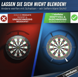 Heimfleiss Dartscheiben Beleuchtung, Bild 3