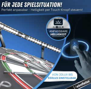 Heimfleiss Dartscheiben Beleuchtung, Bild 5