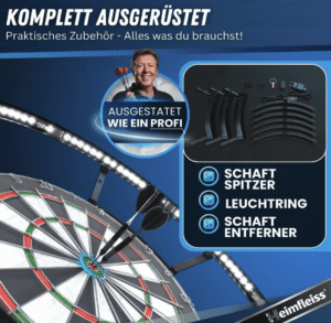 Heimfleiss Dartscheiben Beleuchtung, Bild 6