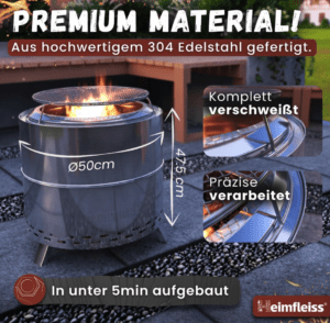 Heimfleiss Rauchfreie Feuerschale, Bild 2