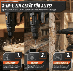 Heimfleiss Akkuschrauber Komplett-Set, Bild 4