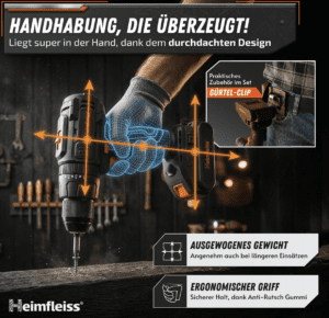 Heimfleiss Akkuschrauber Komplett-Set, Bild 5
